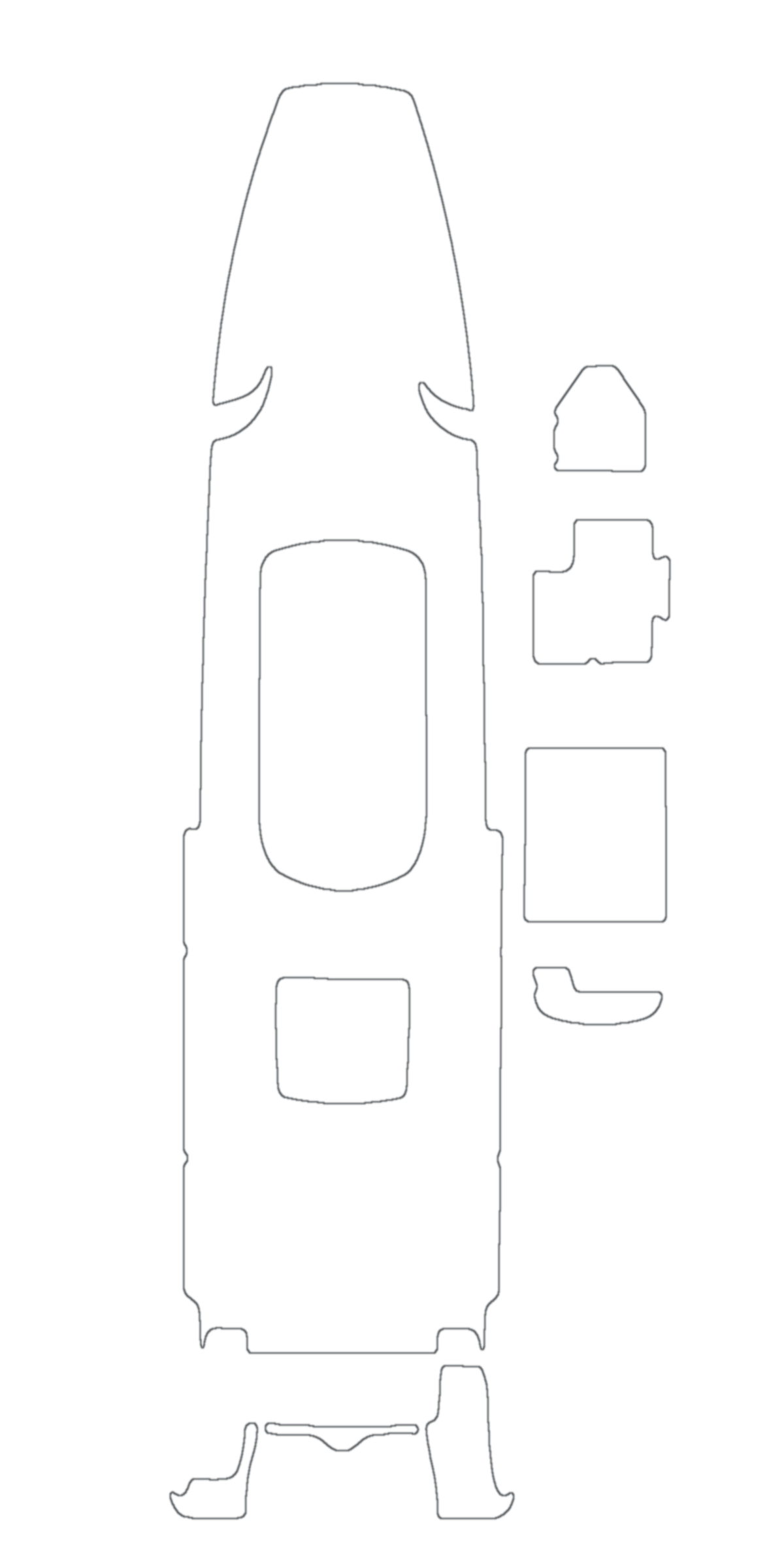 2014 Boston Whaler 32 aangepaste EVA-schuim bootvloeren