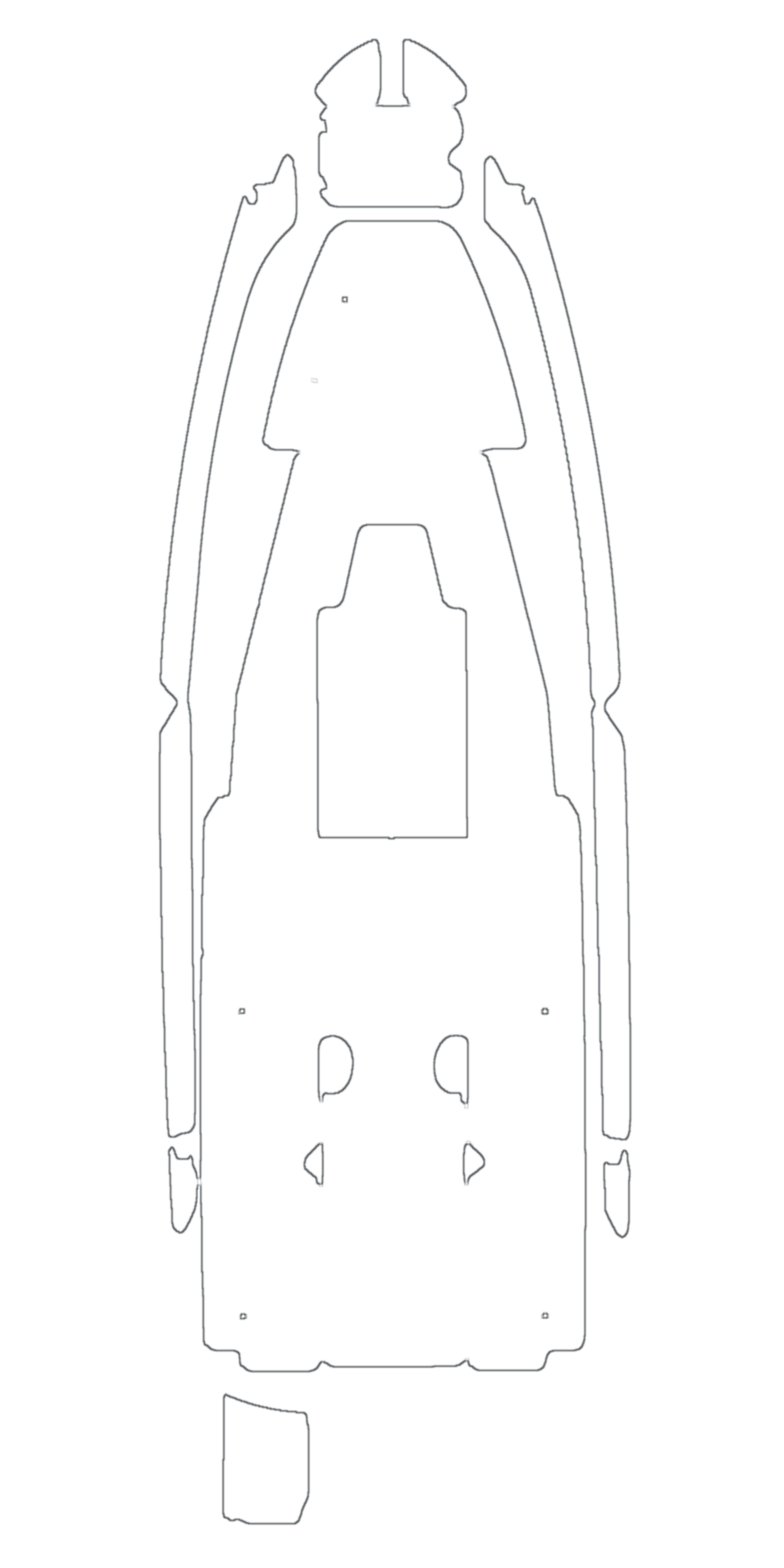 Boston Whaler 20 Outrage Custom EVA Foam Boat Flooring