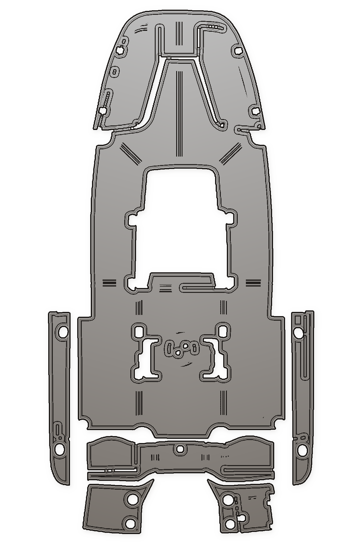 Robalo R220 Center Console Custom EVA-schuim bootvloer