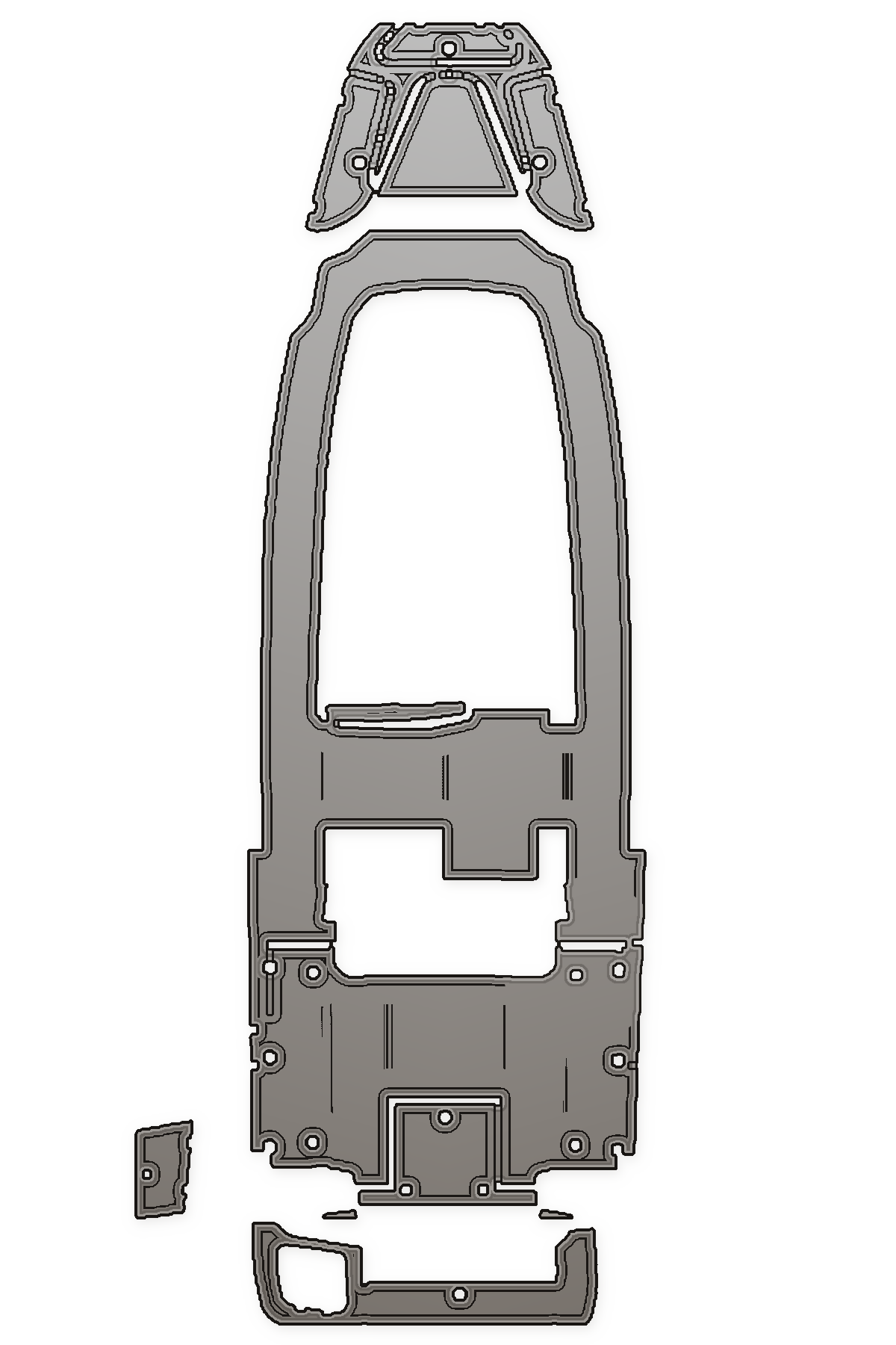 2018-2020 EdgeWater 370 (Fitment 501-100) Custom EVA Foam Boat Flooring