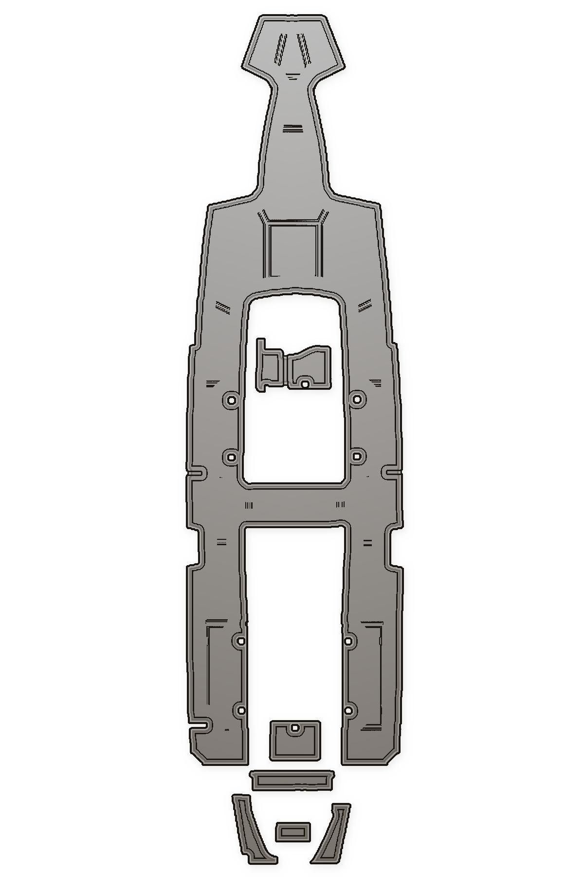 Jupiter 38 Custom EVA Foam Boat Flooring