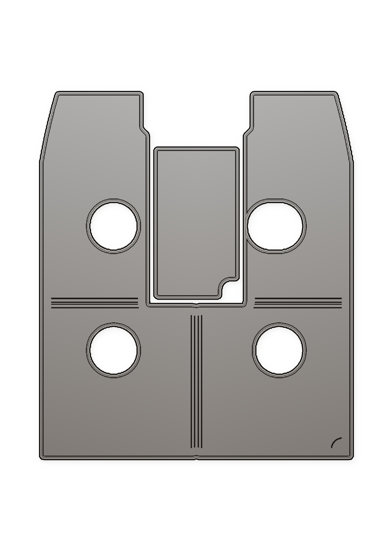 Lund 1875 Crossover XS Custom EVA Foam Boat Flooring