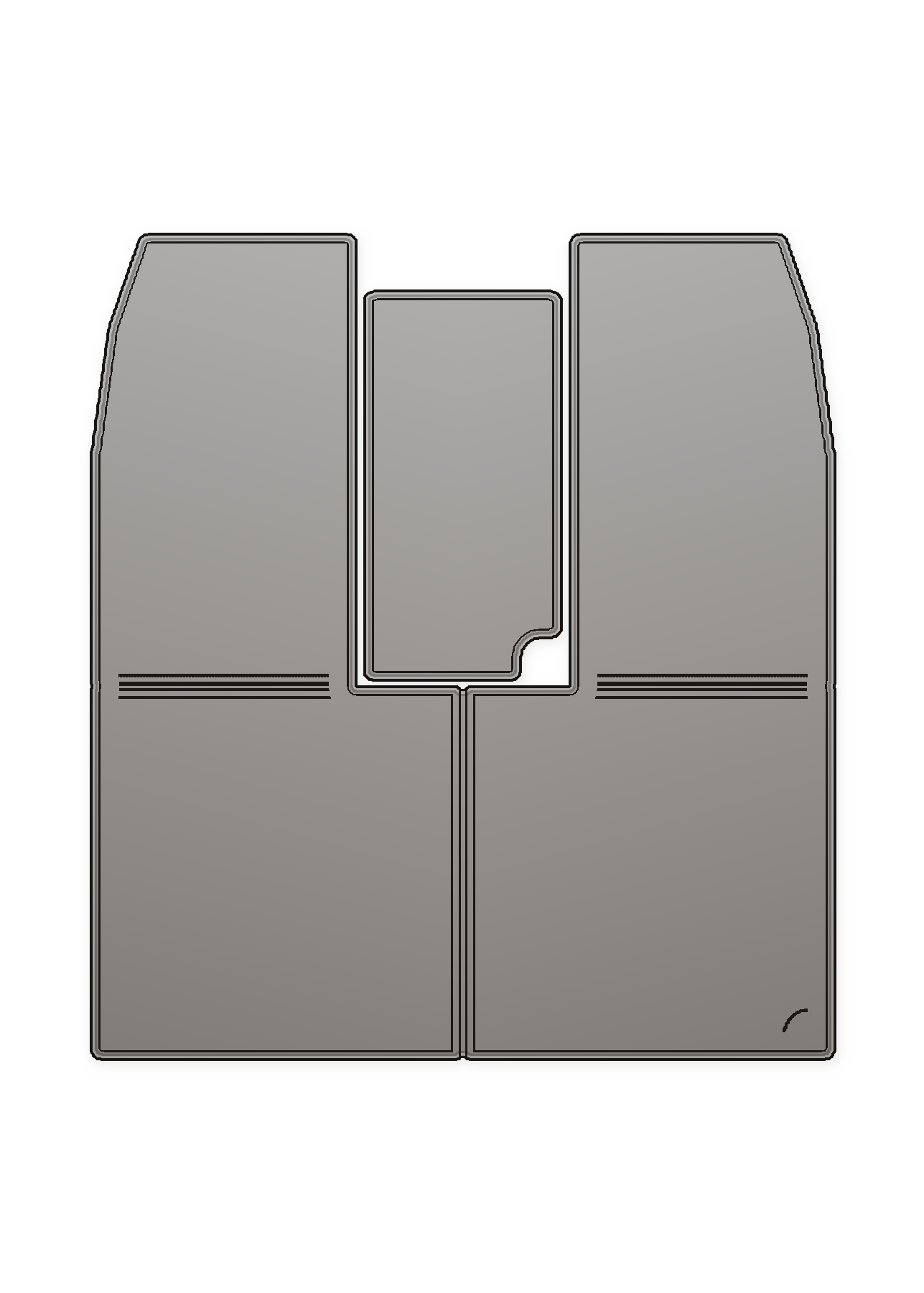 Lund 1900 Tyee Custom EVA Foam Boat Flooring