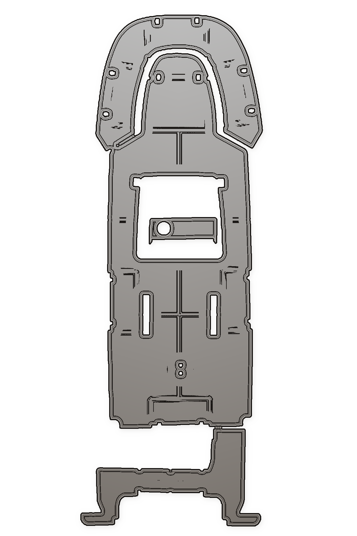 Mako 253 Custom EVA Foam Boat Flooring