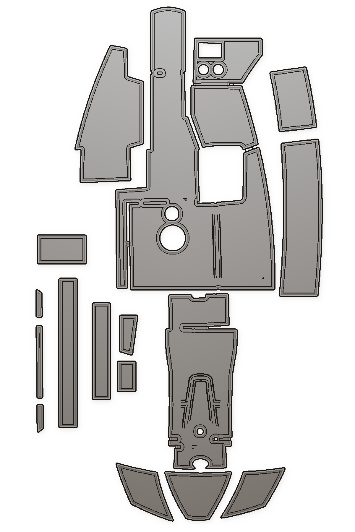 2013 Nautique Sport 200 Custom EVA Foam Boat Flooring