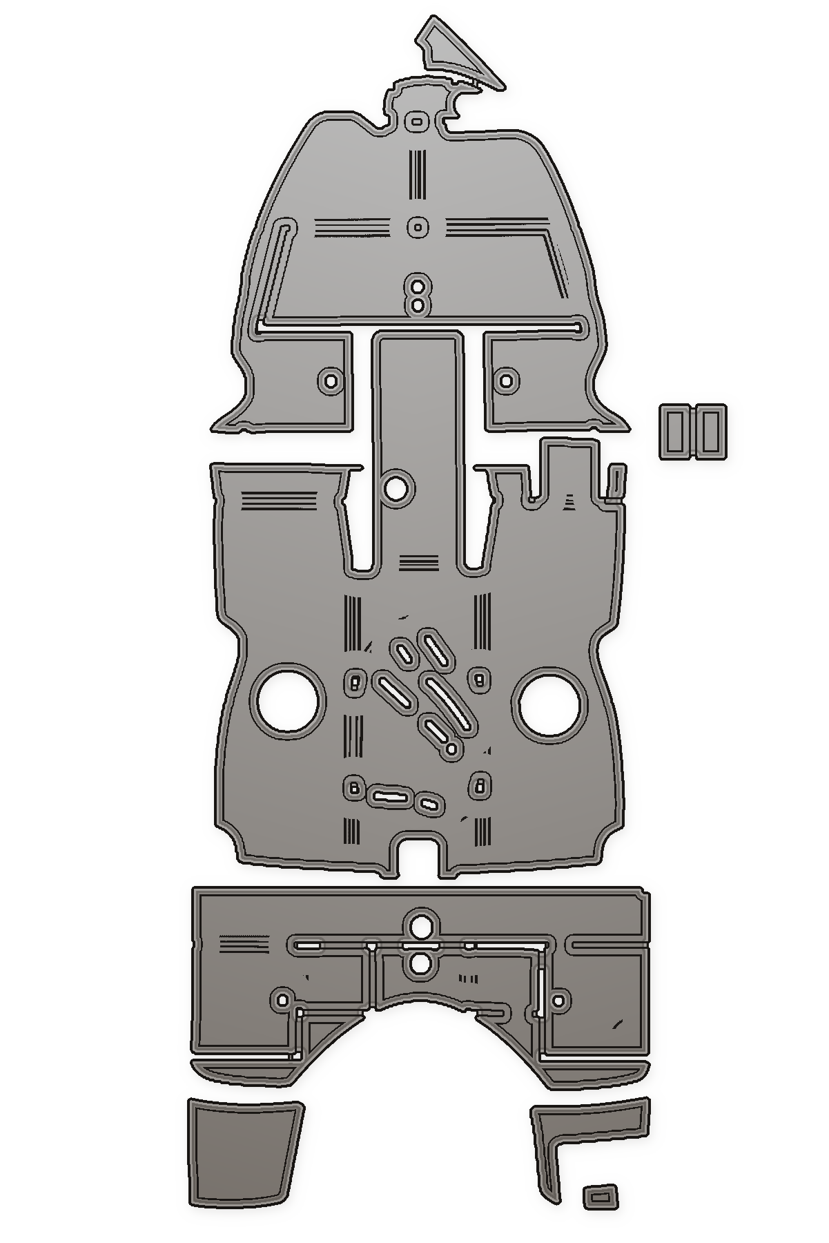 Nitro Z7 Sport Custom EVA Foam Boat Flooring
