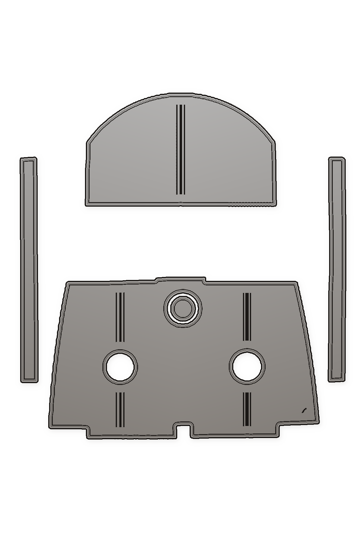 Parker 2320 Custom EVA Foam Boat Flooring