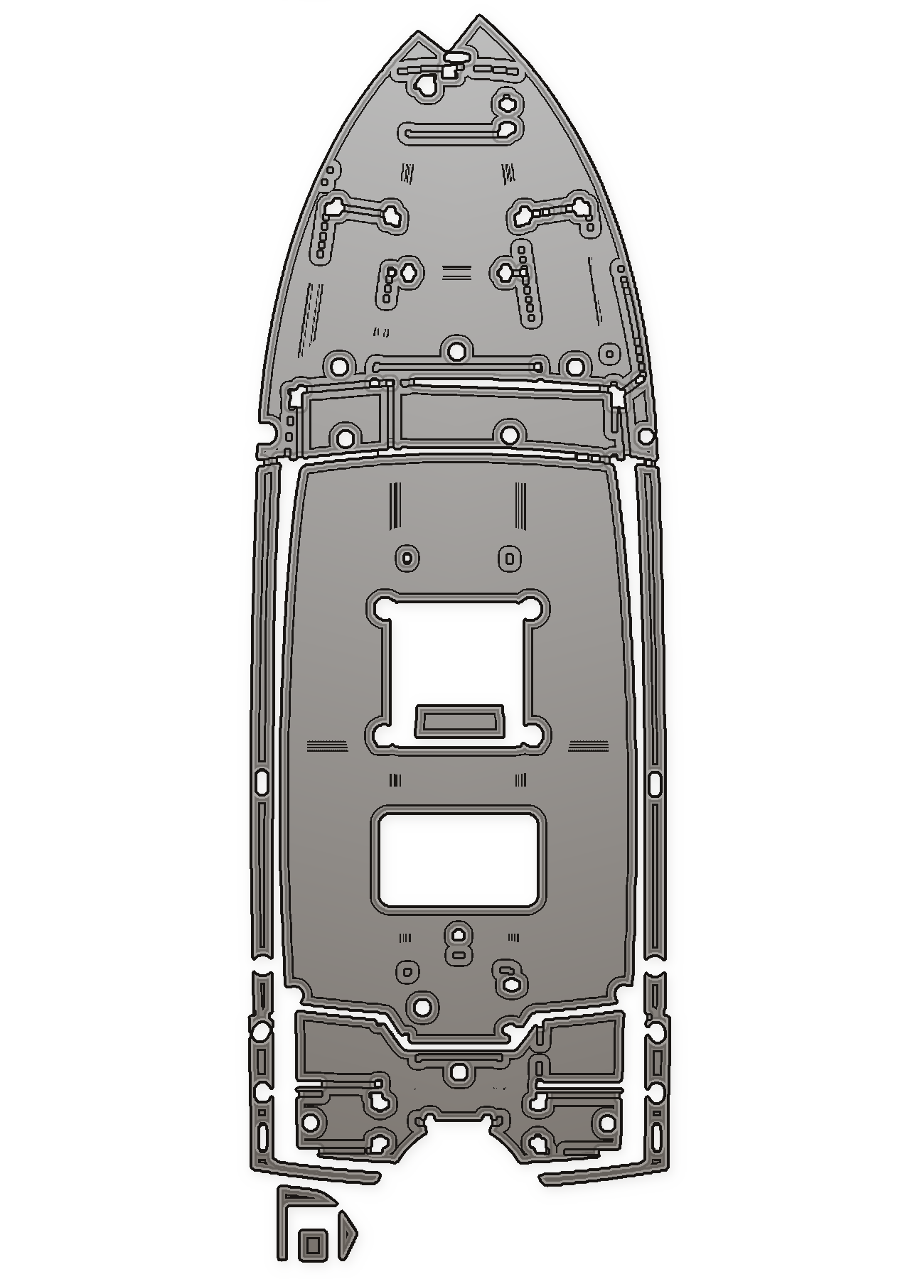 2021 Pathfinder 2500 Hybrid Custom EVA Foam Boat Flooring