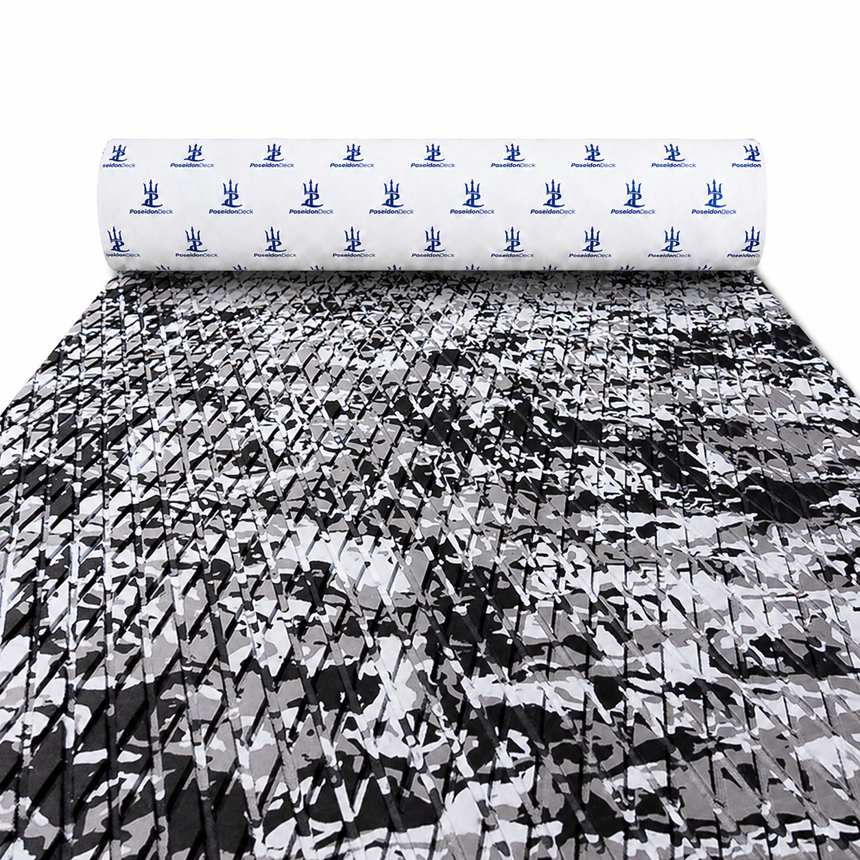 Camo Diamond EVA Foam Boat Flooring product image showing EVA foam boat flooring for marine boat decking by PoseidonDeck