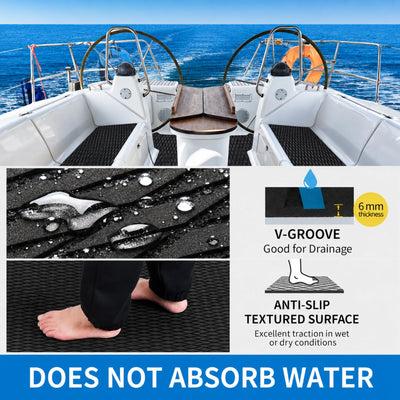 PoseidonDeck camo EVA foam boat flooring #color_black-camo