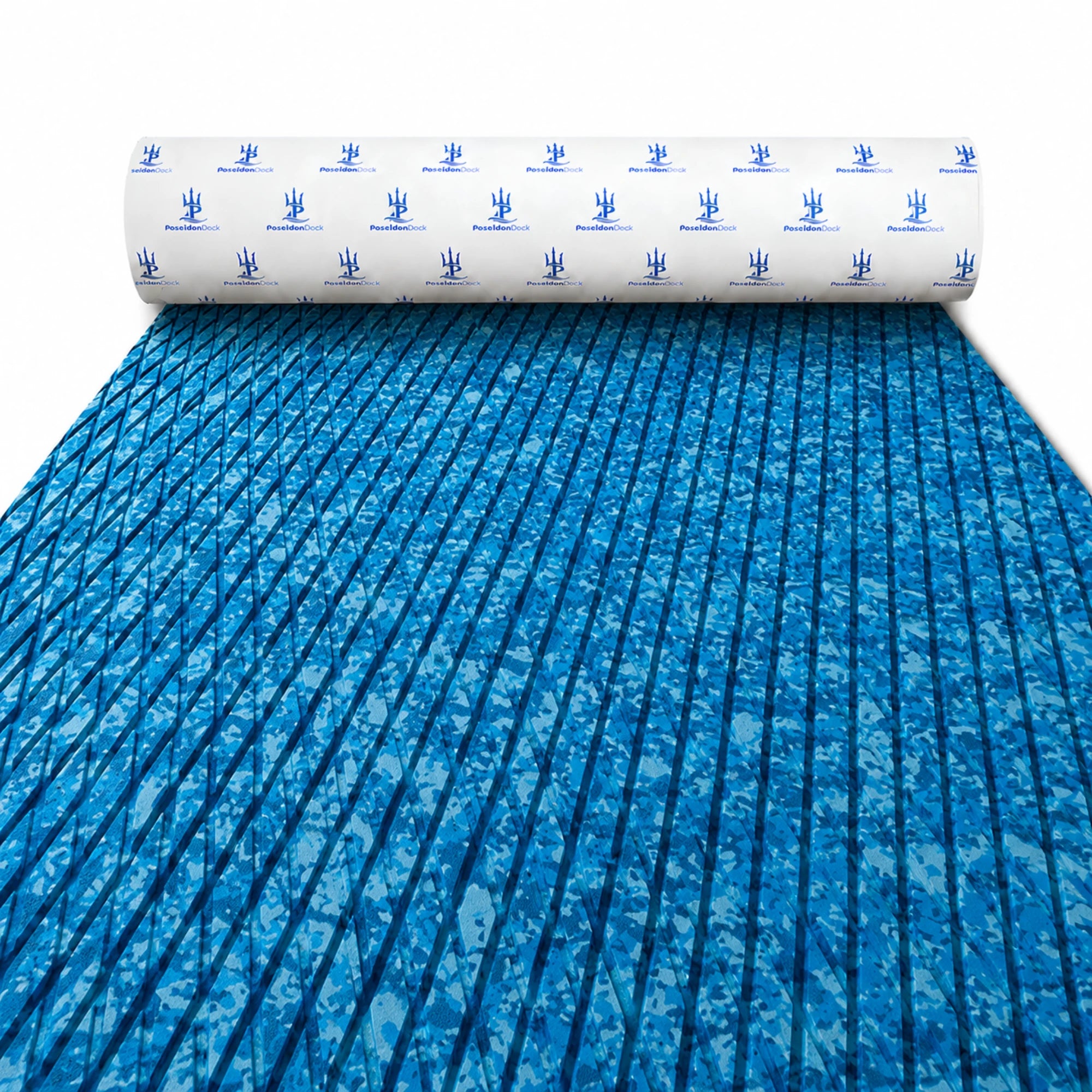 PoseidonDeck blue camo EVA foam boat flooring #color_blue-camo