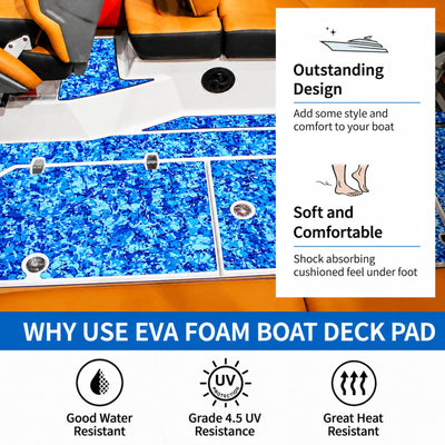 PoseidonDeck blue camo EVA foam boat flooring #color_blue-camo