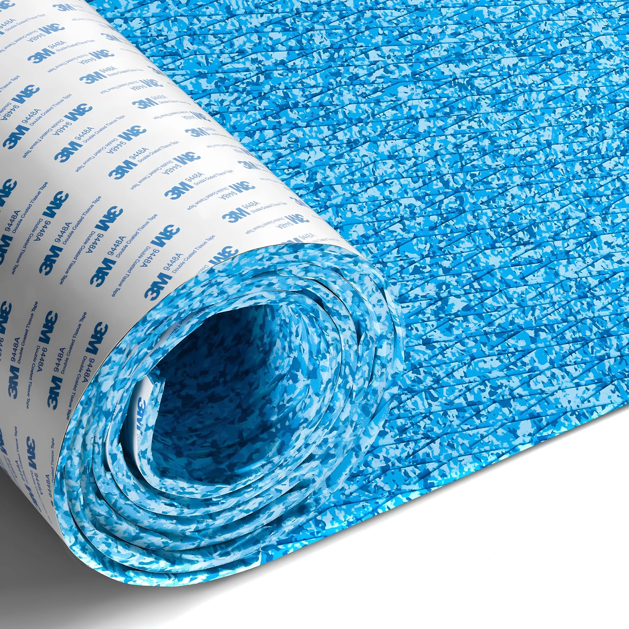 PoseidonDeck small diamond ocean camo EVA foam boat flooring for fishing boats and pontoons #color_small-diamond-ocean