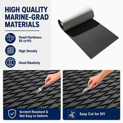 PoseidonDeck dark grey camo non-slip marine flooring #color_dark-grey-camo