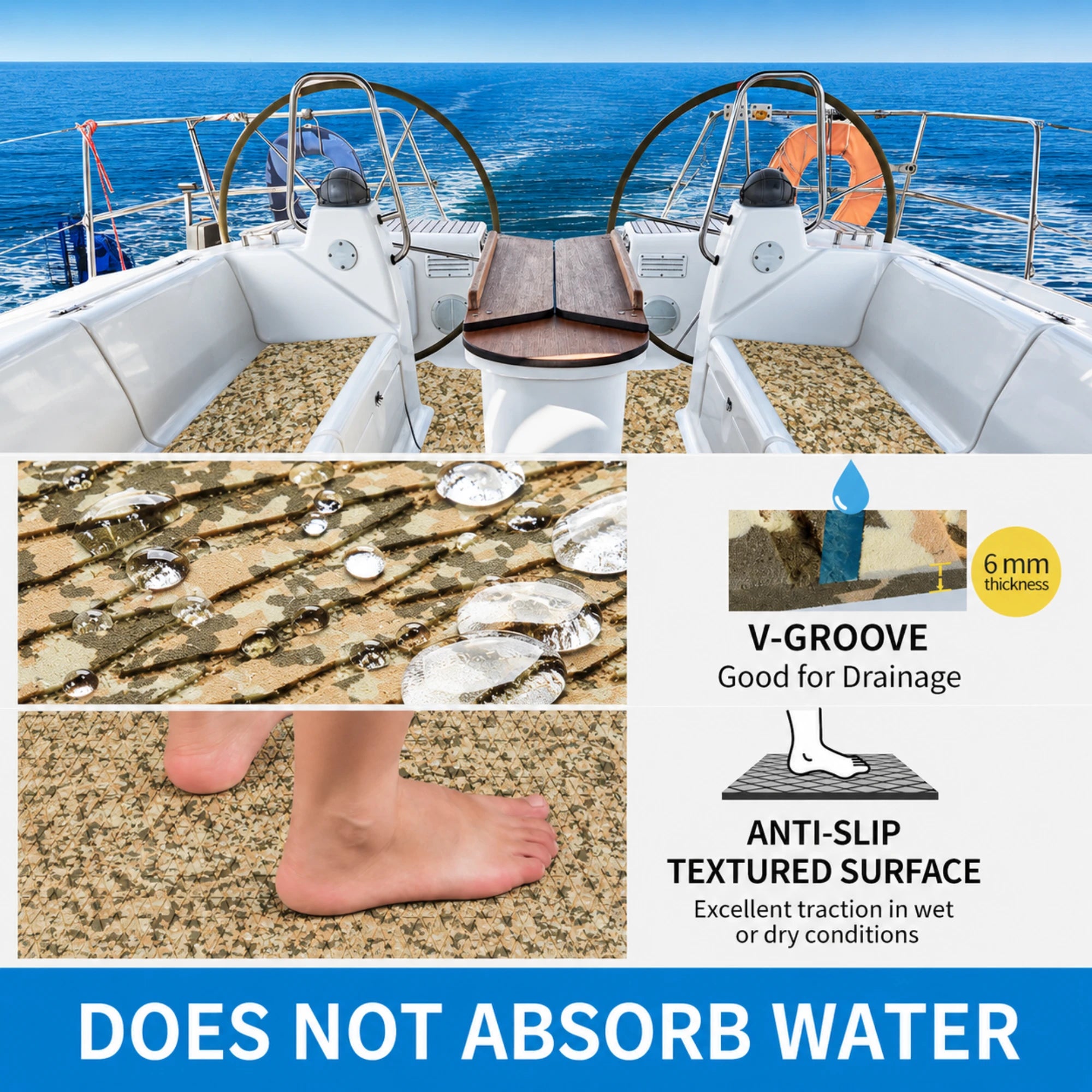 PoseidonDeck desert EVA foam boat flooring #color_desert-camo