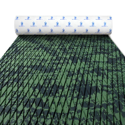 PoseidonDeck rainforest camo EVA foam boat flooring #color_rainforest-camo