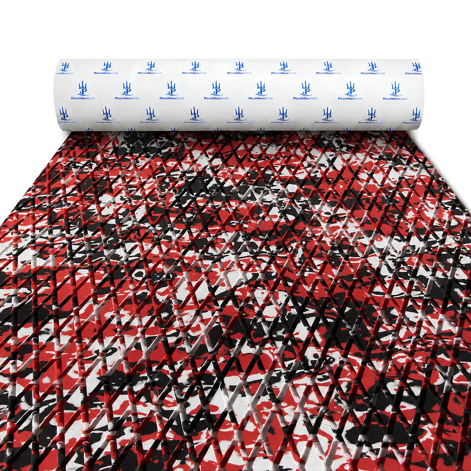 PoseidonDeck ruby camo EVA foam boat flooring for DIY marine deck upgrades #color_ruby-camo