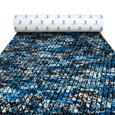 PoseidonDeck sapphire camo diamond EVA foam boat flooring sheet for pontoon and fishing boat decks #color_sapphire-camo