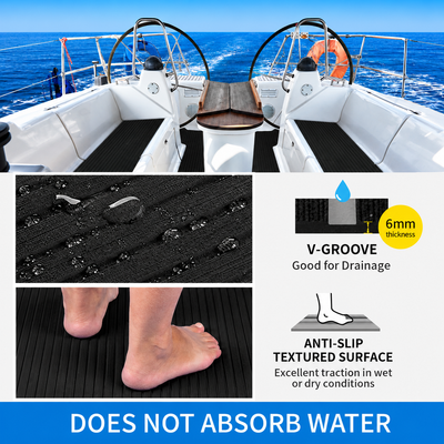 PoseidonDeck Camo Grooved Boat Decking