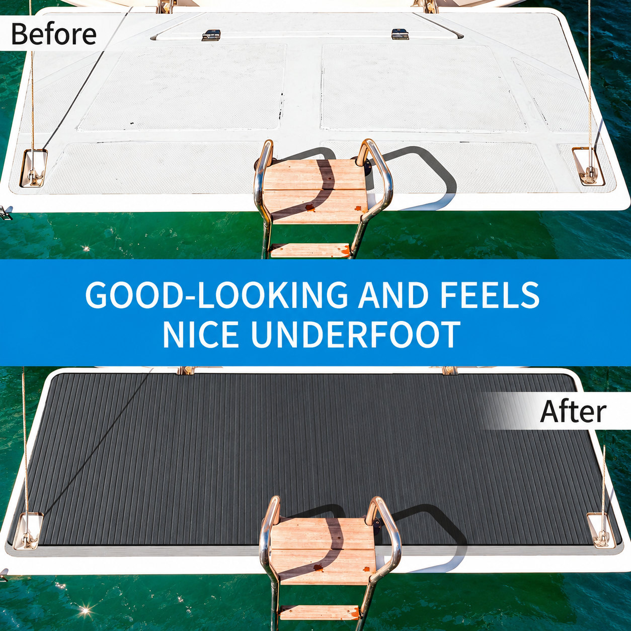 PoseidonDeck Camo Grooved Boat Decking