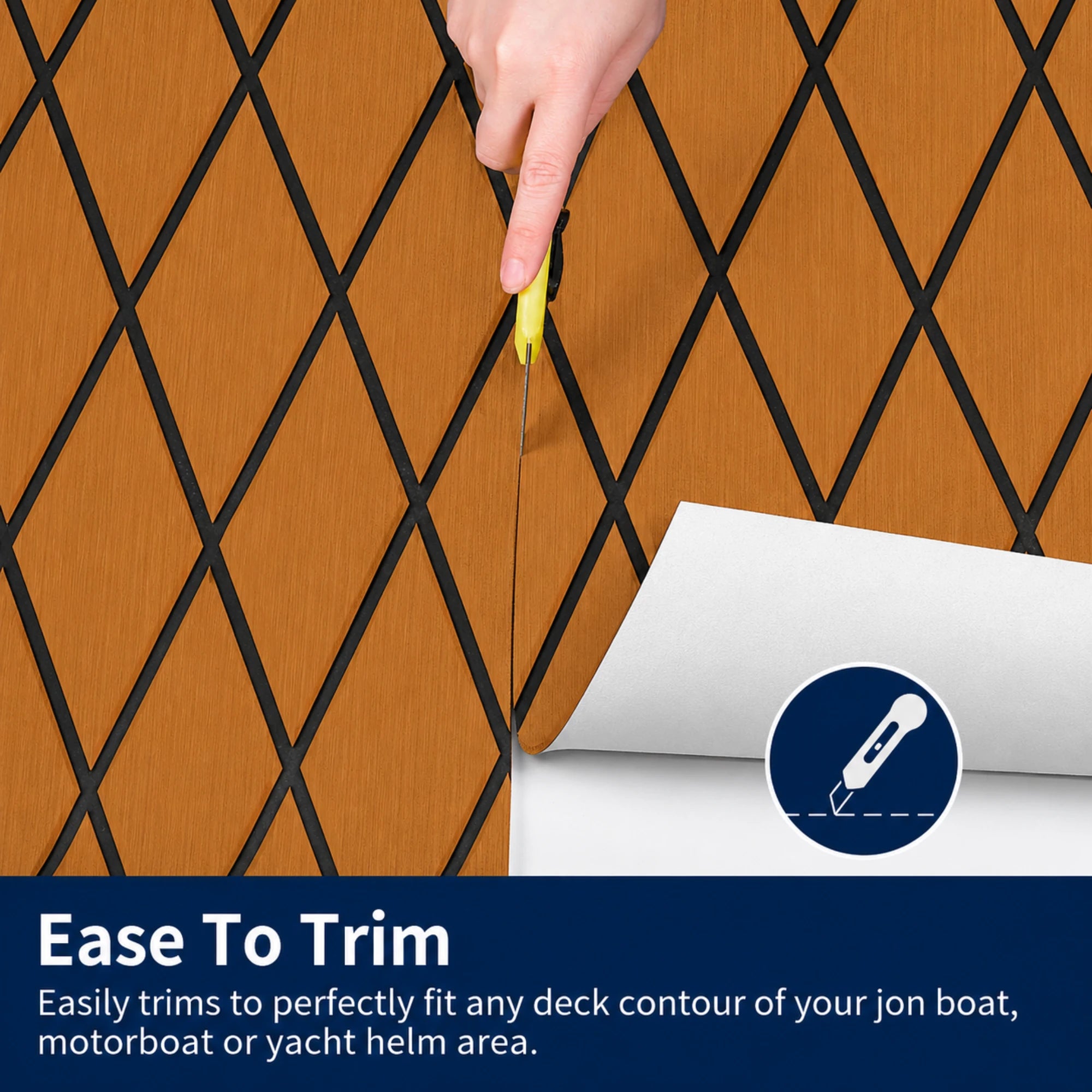 PoseidonDeck Diamond EVA Foam Boat Flooring