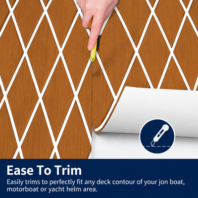 PoseidonDeck Diamond EVA Foam Boat Flooring