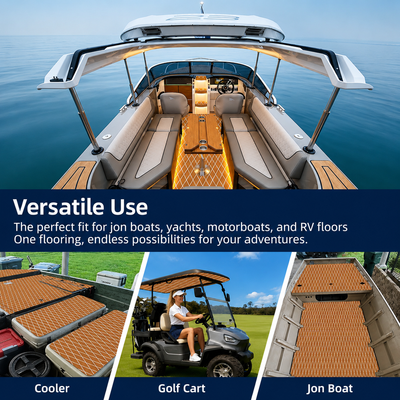 PoseidonDeck Diamond EVA Foam Boat Flooring
