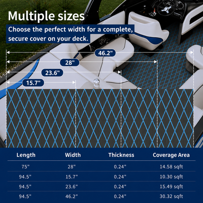 PoseidonDeck Diamond EVA Foam Boat Flooring
