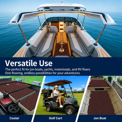 PoseidonDeck Diamond EVA Foam Boat Flooring