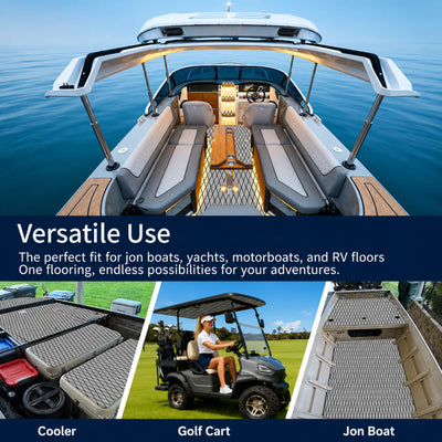 PoseidonDeck Diamond EVA Foam Boat Flooring