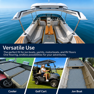 PoseidonDeck Diamond EVA Foam Boat Flooring