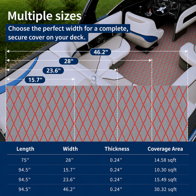 PoseidonDeck Diamond EVA Foam Boat Flooring
