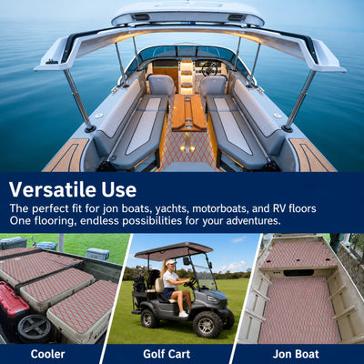 PoseidonDeck Diamond EVA Foam Boat Flooring