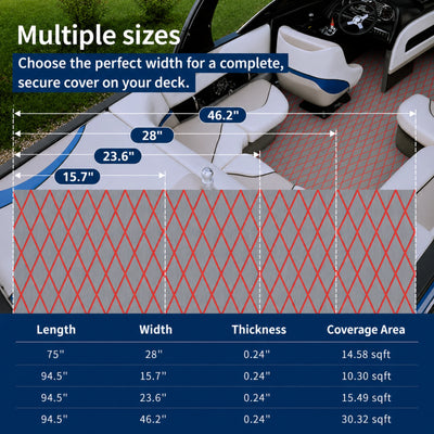 PoseidonDeck Diamond EVA Foam Boat Flooring