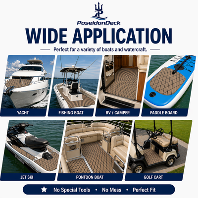 PoseidonDeck Diamond EVA Foam Boat Flooring