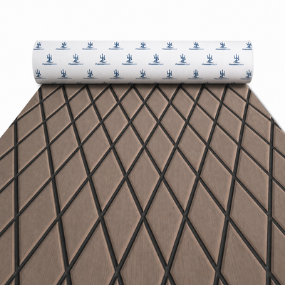PoseidonDeck Diamond Pattern diamond pattern EVA foam boat flooring 75 x 28 in with adhesive backing product sheet