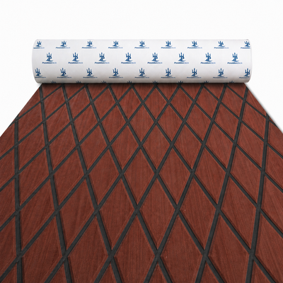 Dark brown black diamond EVA foam boat flooring roll product view 