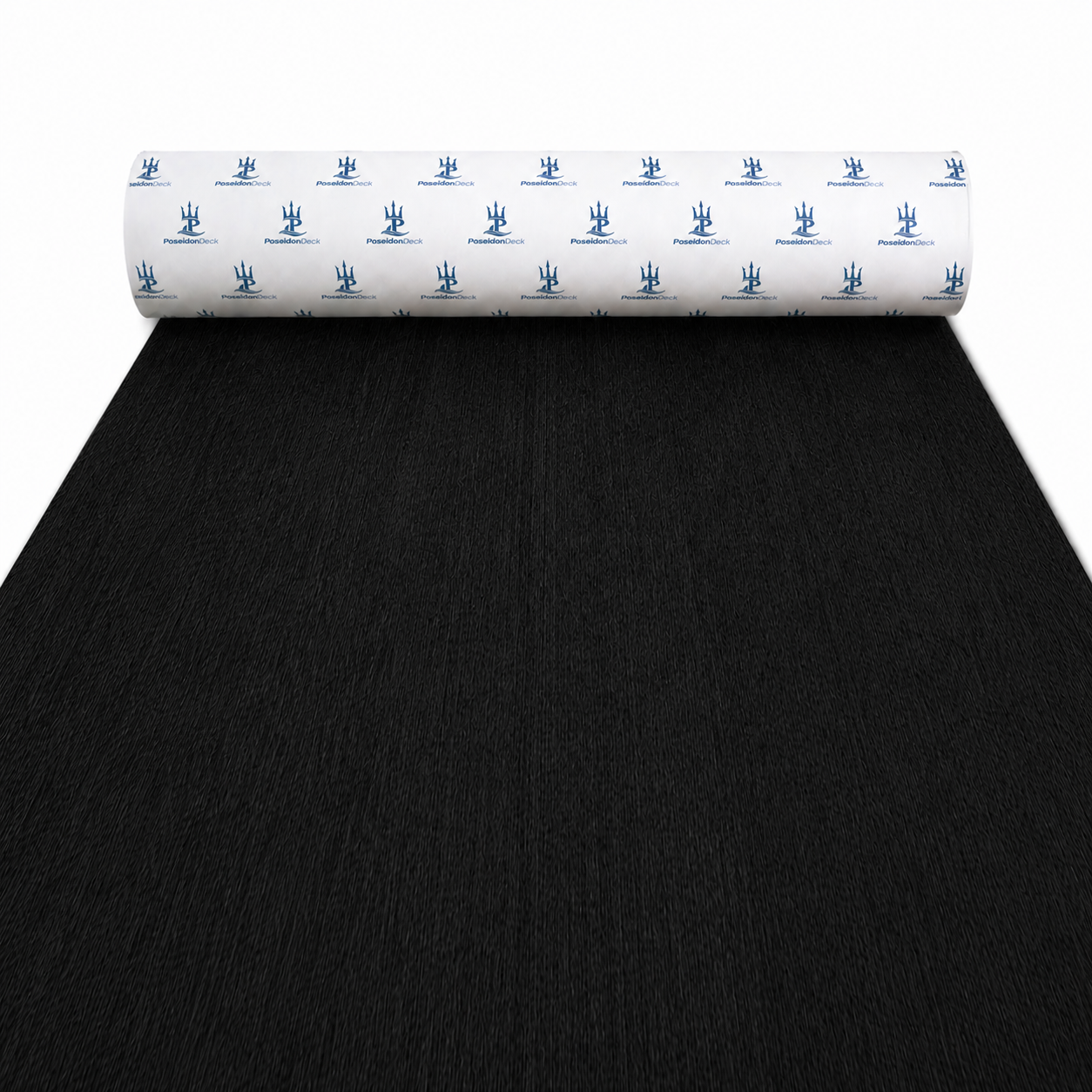 PoseidonDeck Black marine flooring EVA foam boat flooring 94.5 x 15.7 in with adhesive backing product sheet