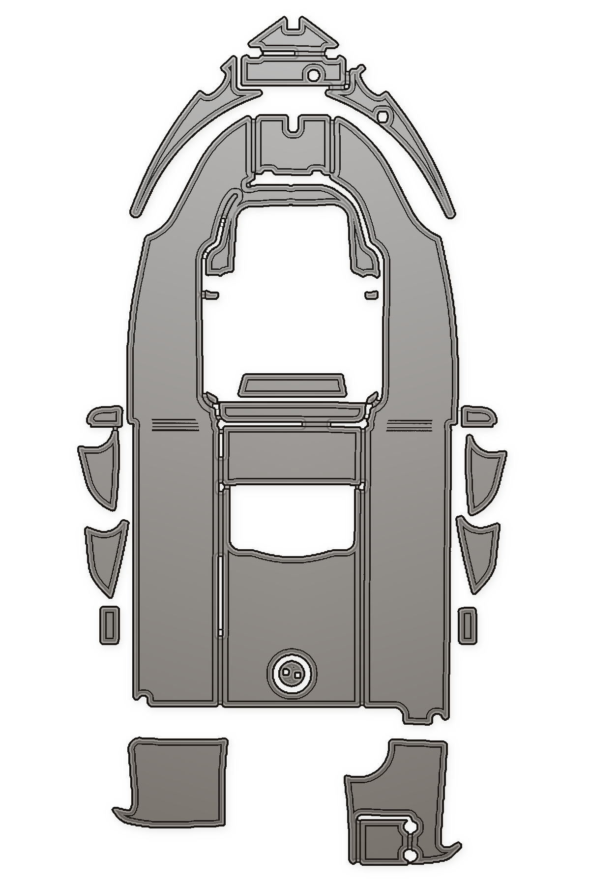 Robalo R222 Center Console Custom EVA Foam Boat Flooring
