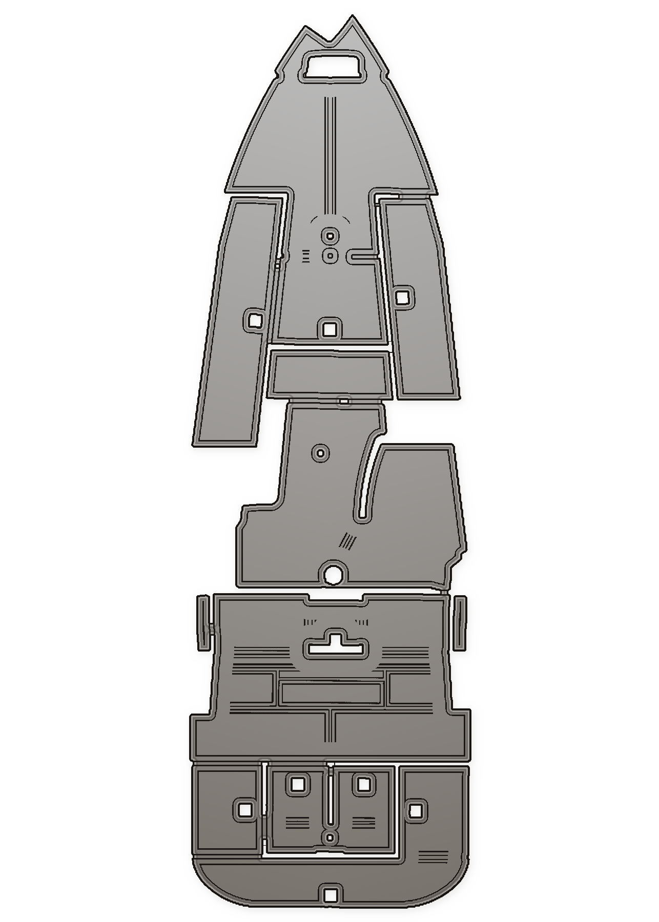 Stratos 295 Pro Elite Custom EVA Foam Boat Flooring