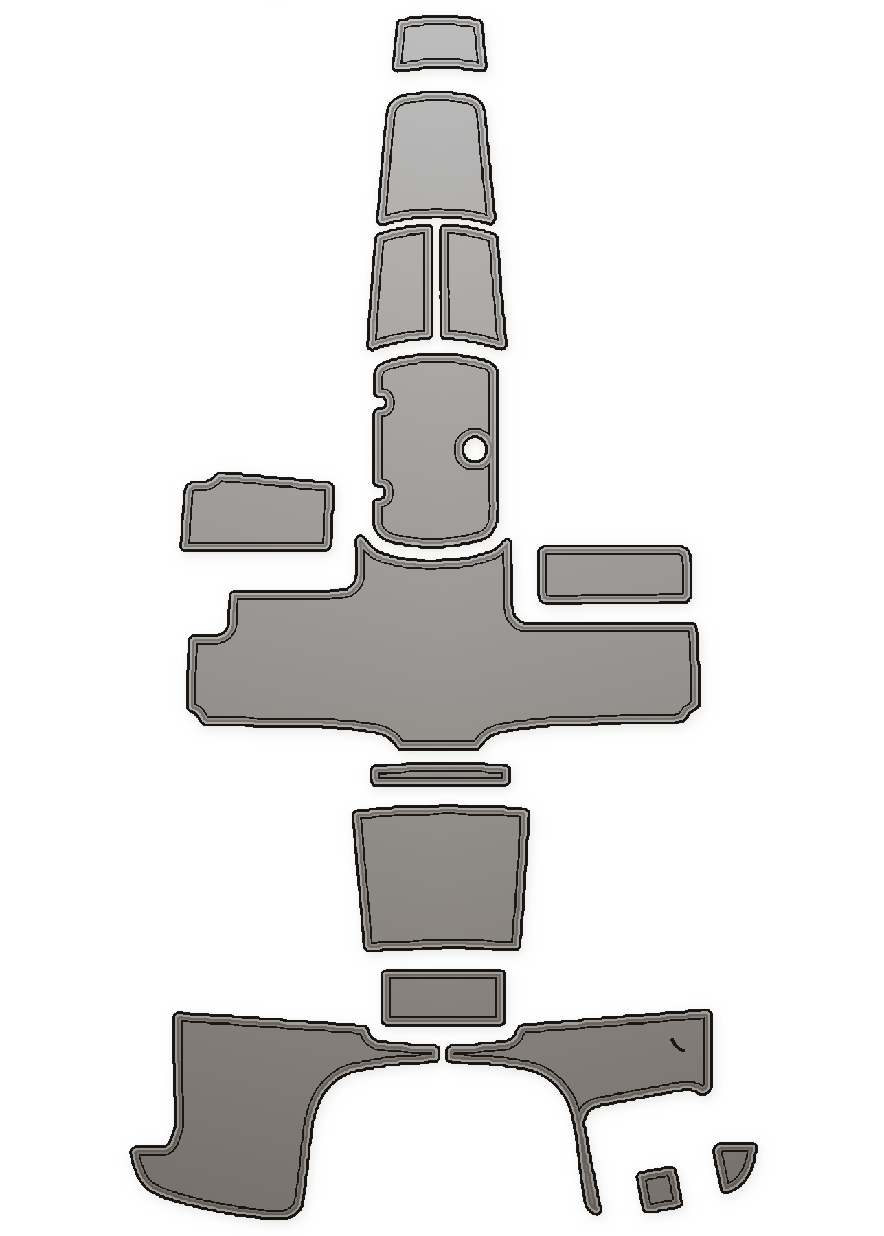 Tahoe 215 Custom EVA Foam Boat Flooring